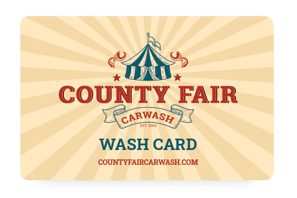 County Fair Car Wash - Wash Card